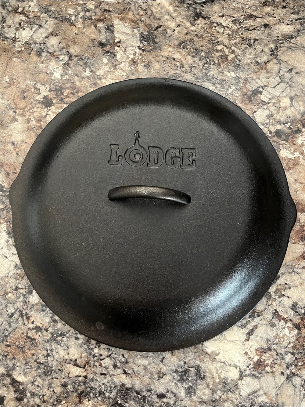 12in Black Cast Iron Dutch Oven Lid - Black Camping 🔥 Stove